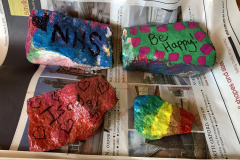 Isobel Coysh (age 3): Rainbow Rocks