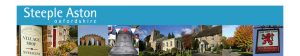 Header showing several images of Steeple Aston
