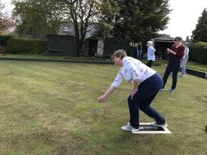 Bowling woman