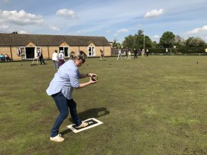 Bowling woman