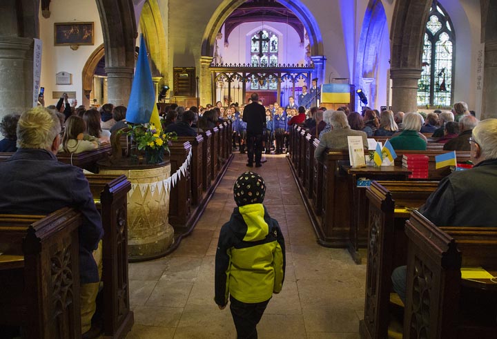 Concert fro Ukraine in church