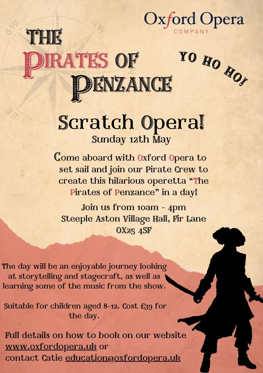 Poster for Pirates of Penzance workshop
