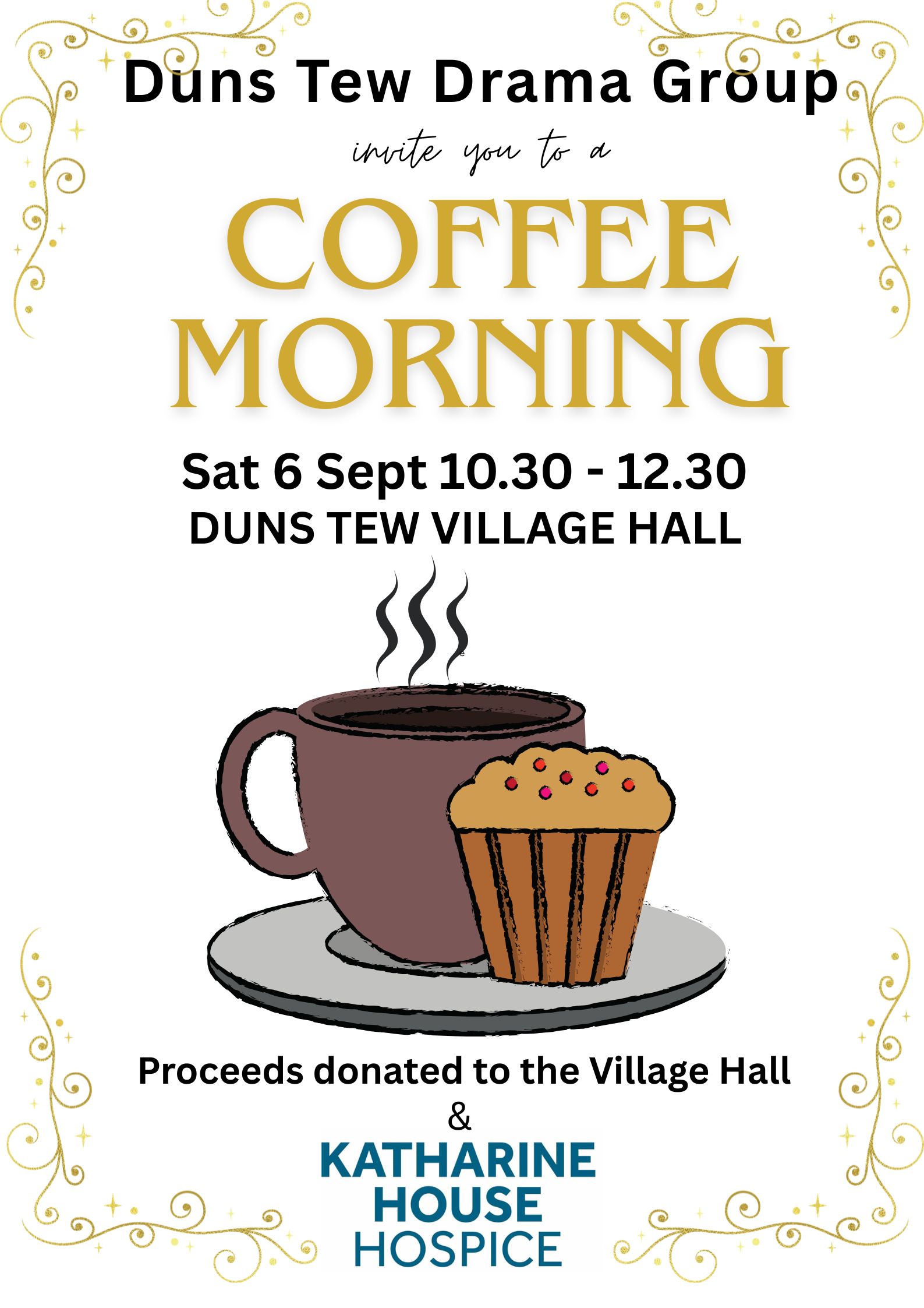 poster for coffee morning